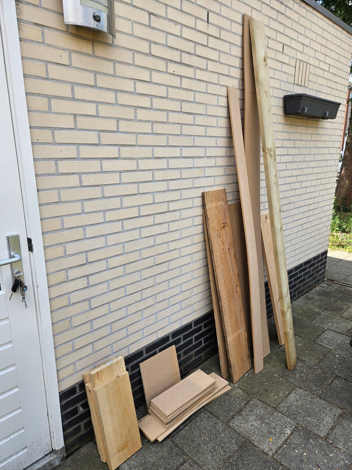 Diverse MDF en steigerhout planken en platen, Ophalen, Gebruikt, Plank, Minder dan 200 cm