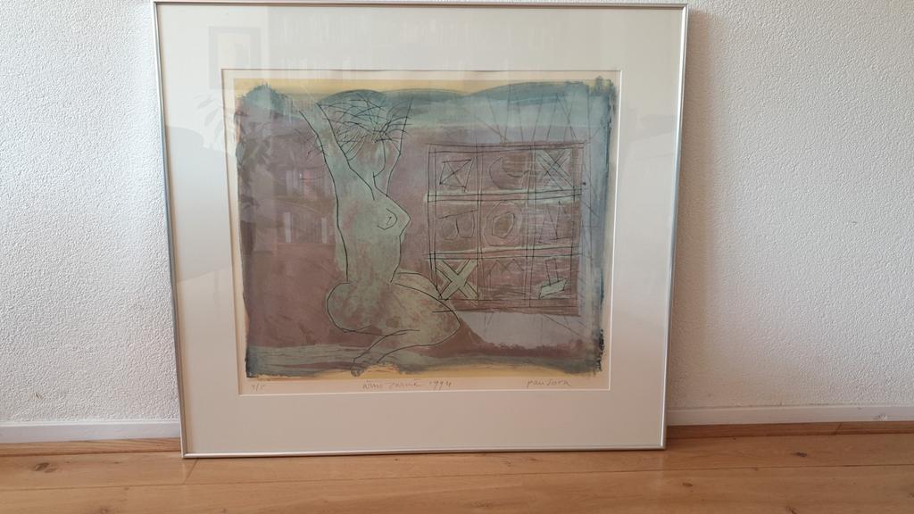 Zeefdruk Pandora, Antiek en Kunst, Ophalen