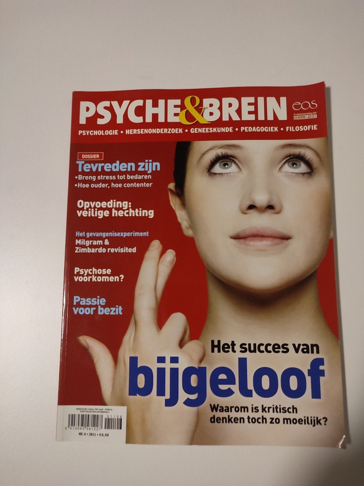 gratis tijdschrift psyche & brein, Ophalen of Verzenden, Gelezen, Lichaam en Geest