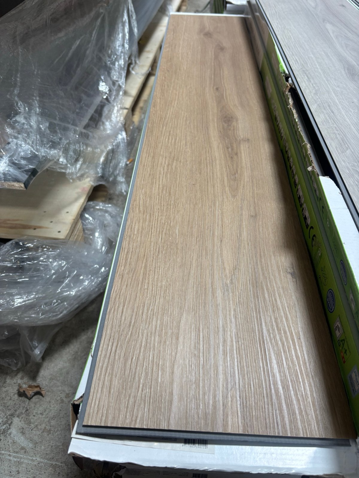 Klik PVC Vloer Bruin - 13 m², Ophalen, Kunststof, Overige typen, Nieuw