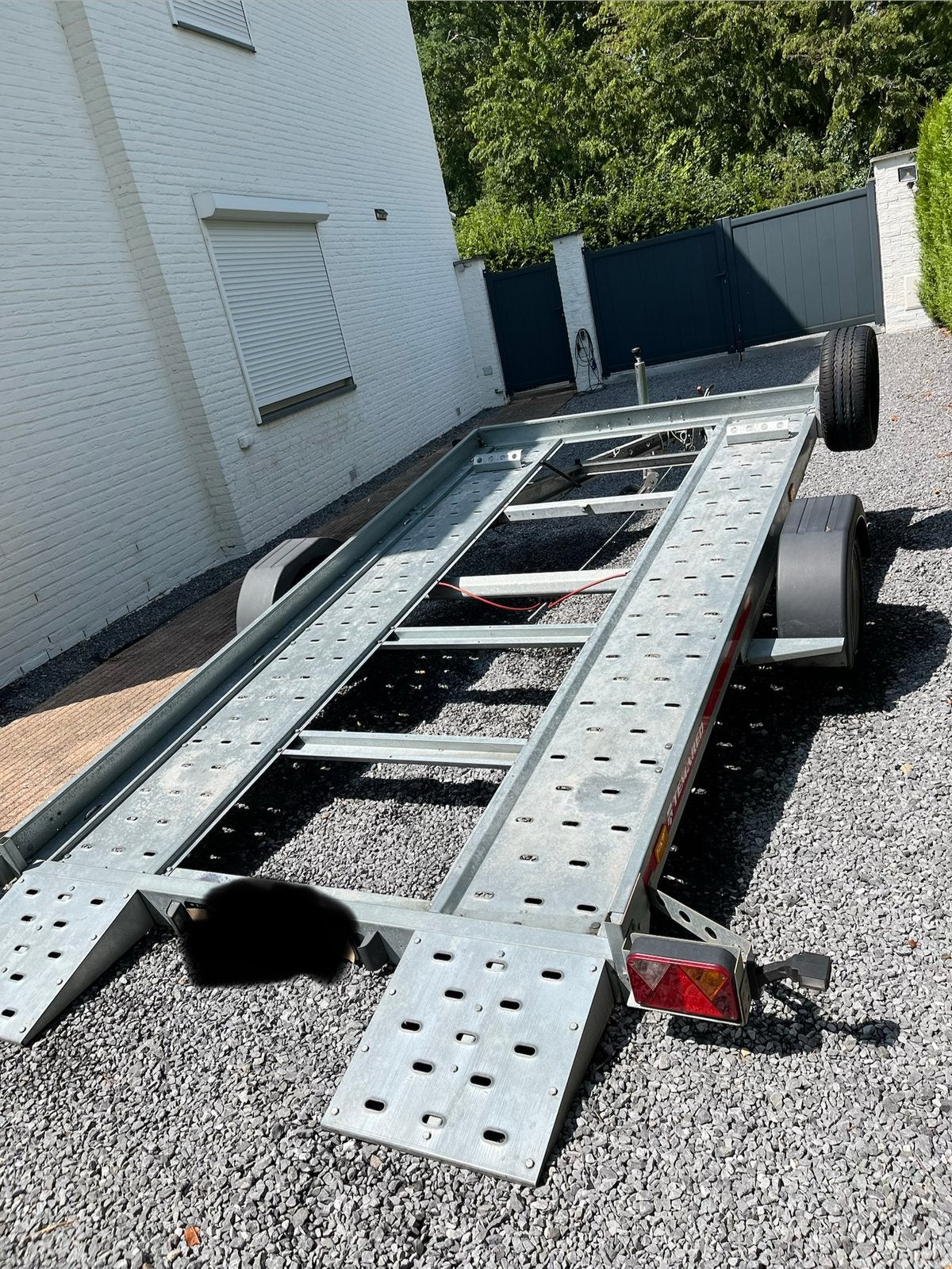 Temared CarFlat kanteltrailer, autotrailer in goede staat!!, Auto diversen, Aanhangers en Bagagewagens, Ophalen, Zo goed als nieuw