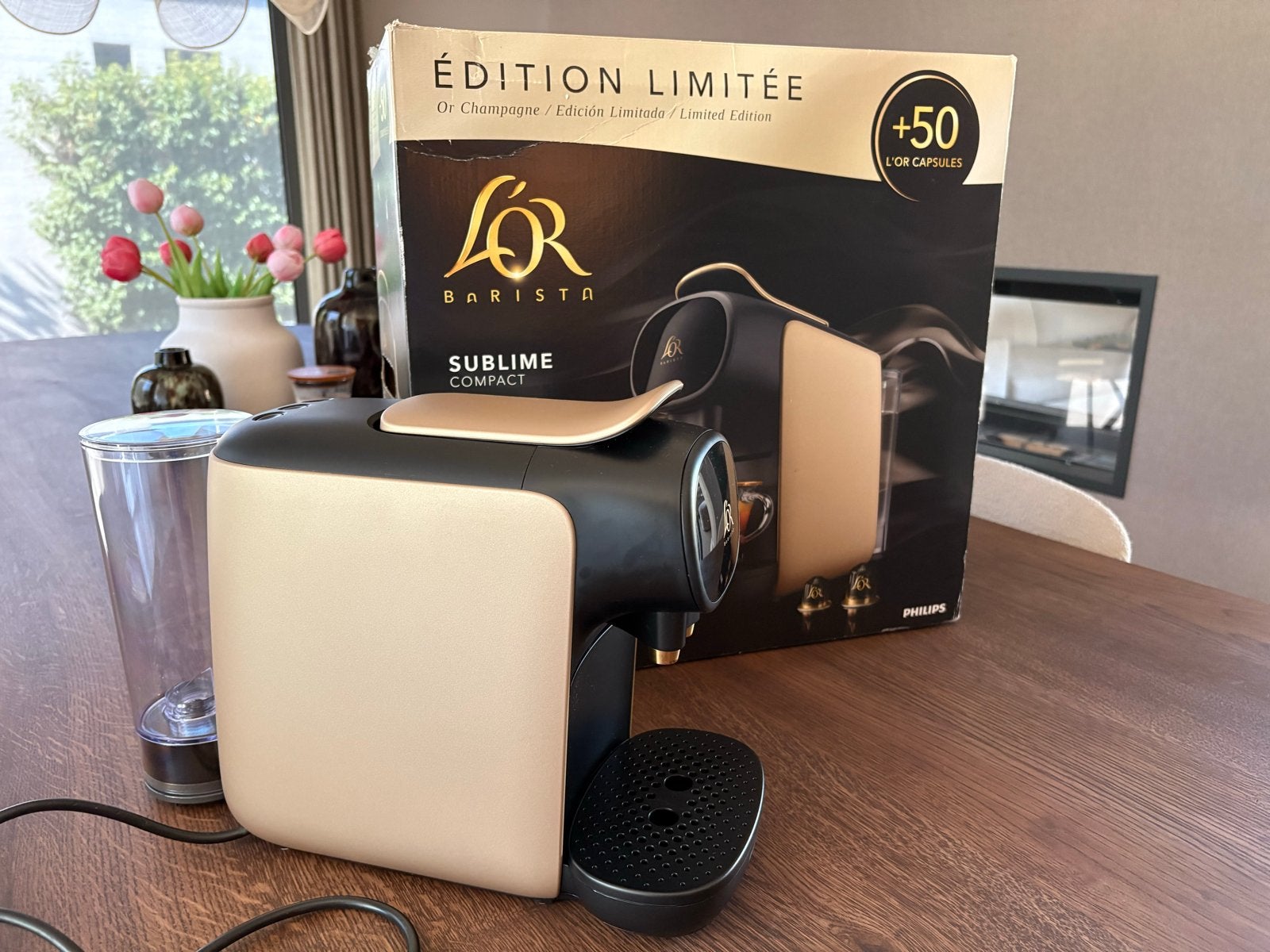 L'OR Barista Sublime Compact Koffiemachine - Limited Edition, Ophalen, Koffiemachine, Zo goed als nieuw, 2 tot 4 kopjes