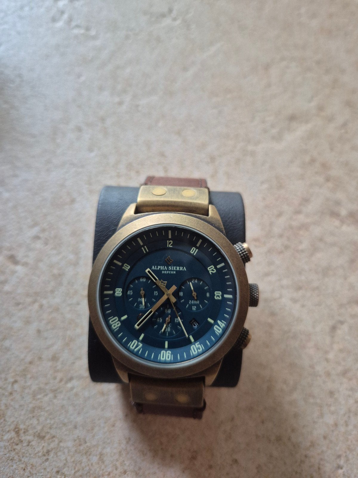 Alpha Sierra Defcon Polshorloge - Gebruikt, Sieraden, Tassen en Uiterlijk, Horloges | Heren, Ophalen of Verzenden