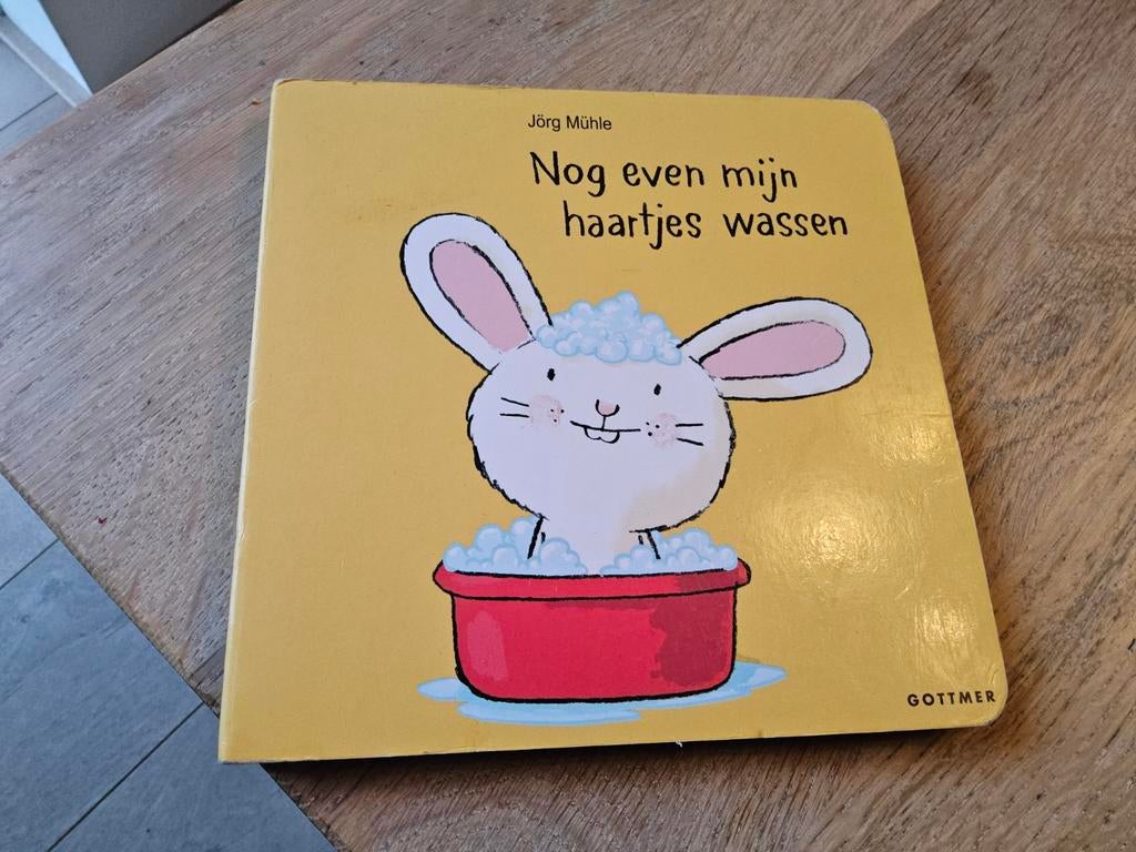 Jörg Mühle - Nog even mijn haartjes wassen, 3 tot 4 jaar, Ophalen of Verzenden, Zo goed als nieuw, Jörg Mühle