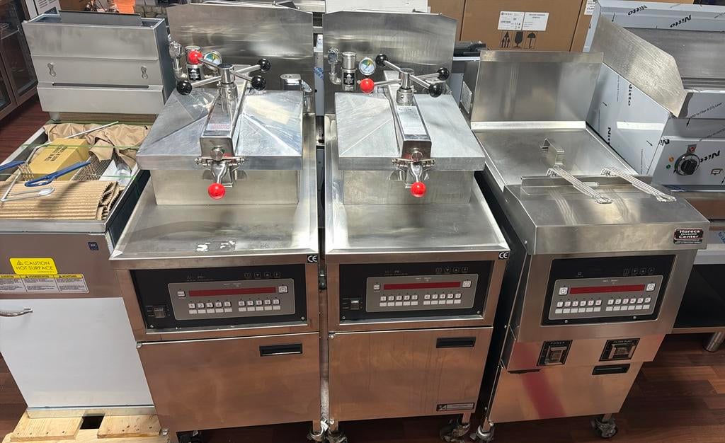 Hogedruk/snack/friet friteuses nieuw en tweedehands, Zakelijke goederen, Horeca | Keukenapparatuur, Ophalen, Gebruikt, Fornuis, Frituur en Grillen