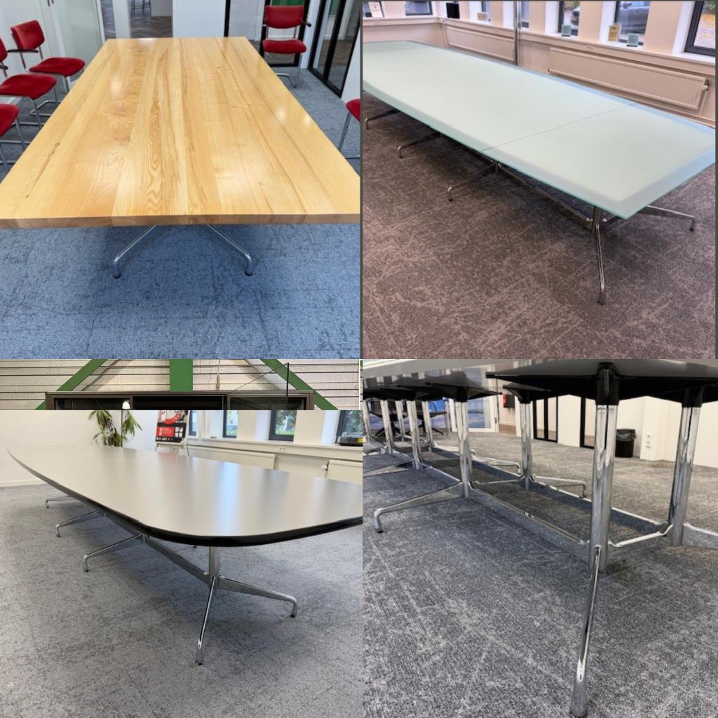 Vitra Segmented vergadertafels, Gebruikt, 100 tot 150 cm, ., Overige materialen