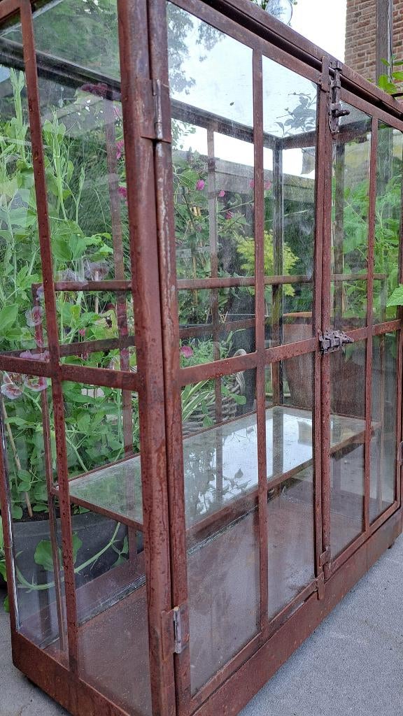 tuinkas/kweekkasje, Tuin en Terras, Kassen, Staal, Ophalen of Verzenden, Glas, Kweekkas