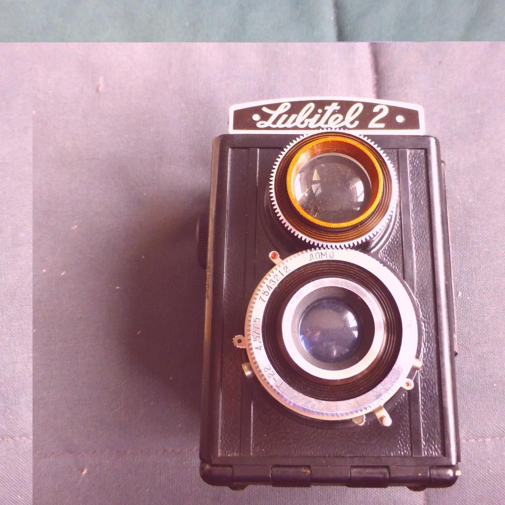 *Lubitel 2 oog camera gemaakt in ussr, Ophalen of Verzenden, Gebruikt, Compact, Overige Merken