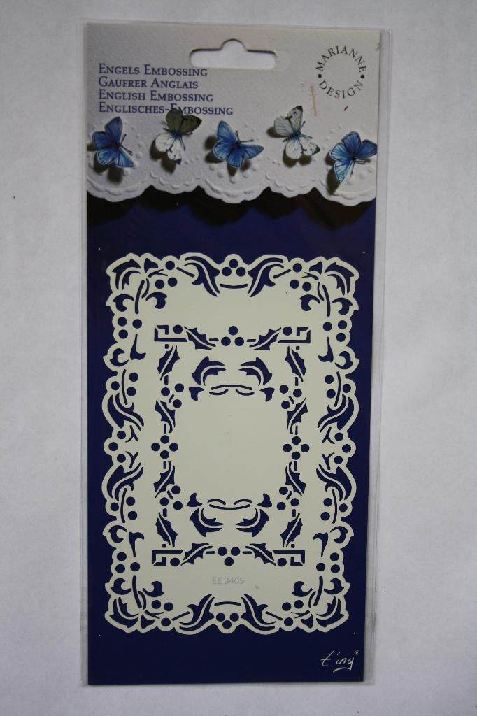 Marianne D Engels embossing mal Hulst, Ophalen of Verzenden, Nieuw, Kerst, Pons of Mal