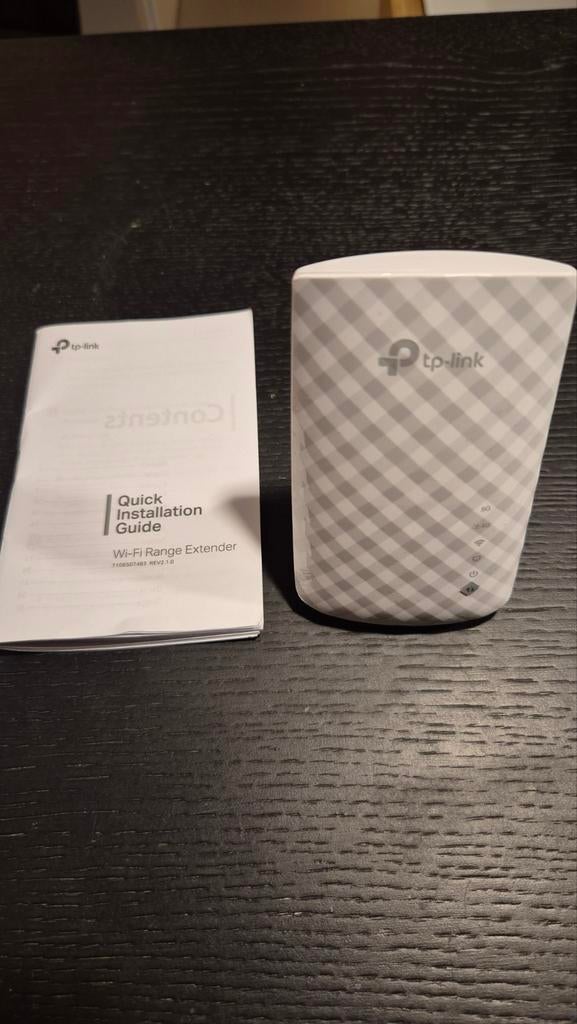 TP-Link AC750 WiFi Range Extender RE200, Computers en Software, WiFi-versterkers, Ophalen of Verzenden, Zo goed als nieuw, TP-Link