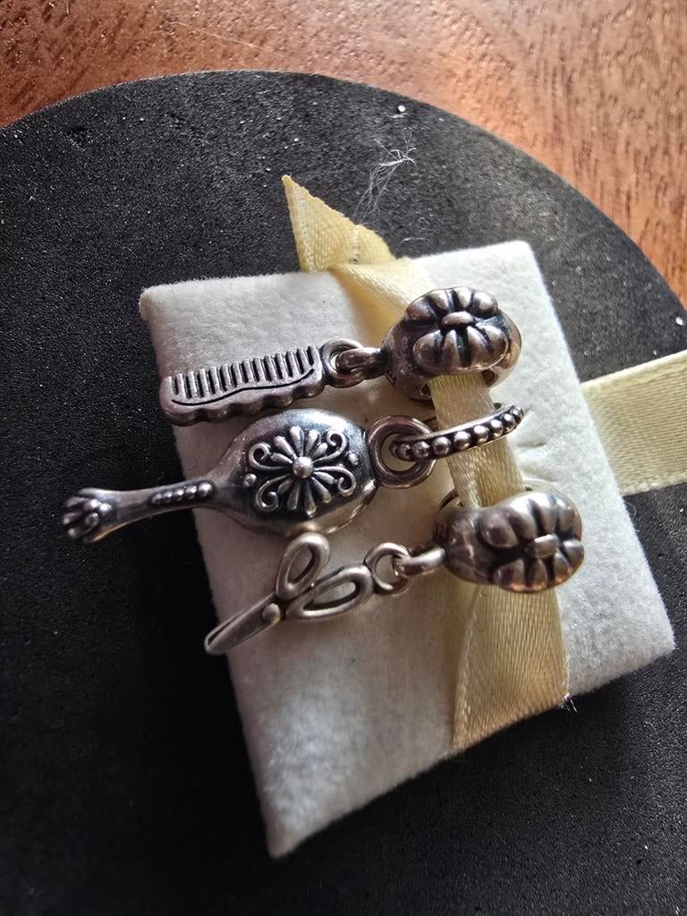 Pandora beauty charms setje, Sieraden, Tassen en Uiterlijk, Bedels, Pandora, Ophalen of Verzenden, Zo goed als nieuw, 2 of 3 bedels