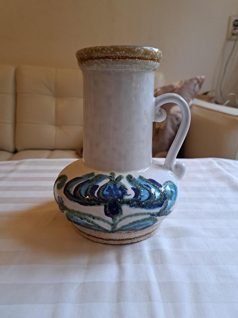 Strehla vaas vaasje vintage retro, Ophalen of Verzenden
