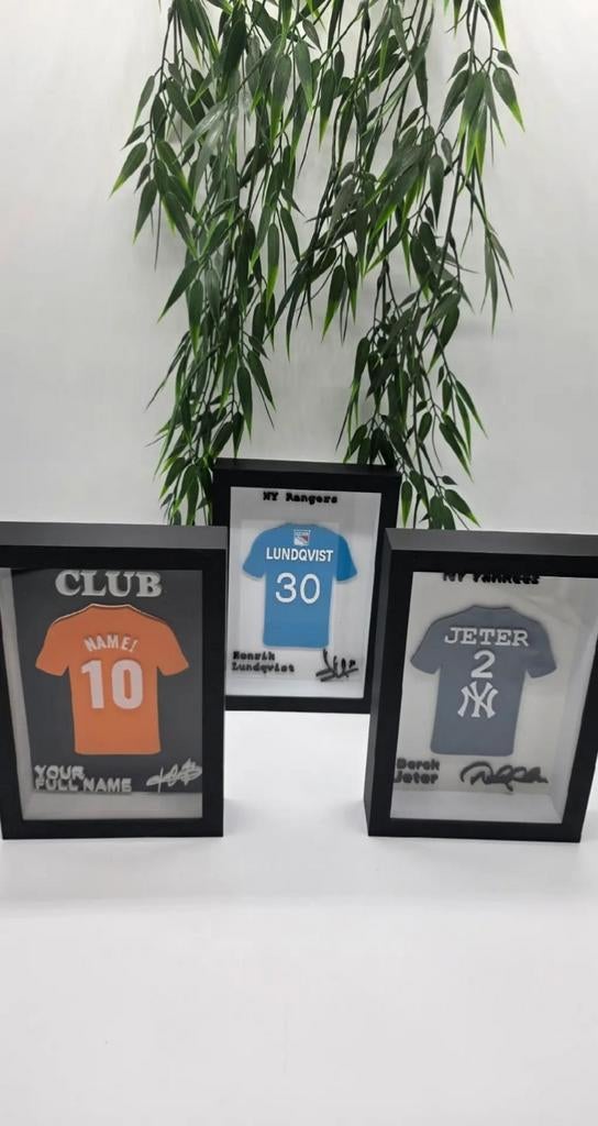 Gepersonaliseerde sportshirt frames, Sport en Fitness, Voetbal, Info@koerstechdesign.nl, Maat XL, Overige typen, Nieuw