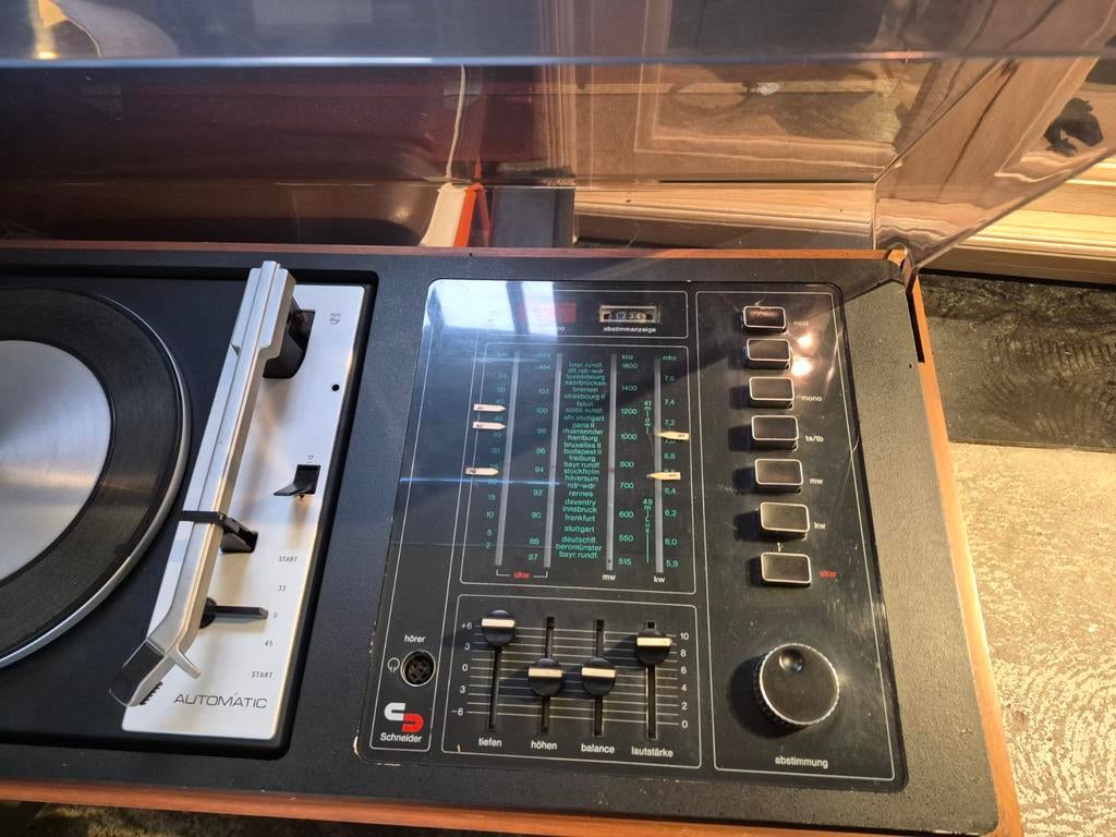 Vintage Schneider radio pickup platenspeler, Ophalen, Overige merken