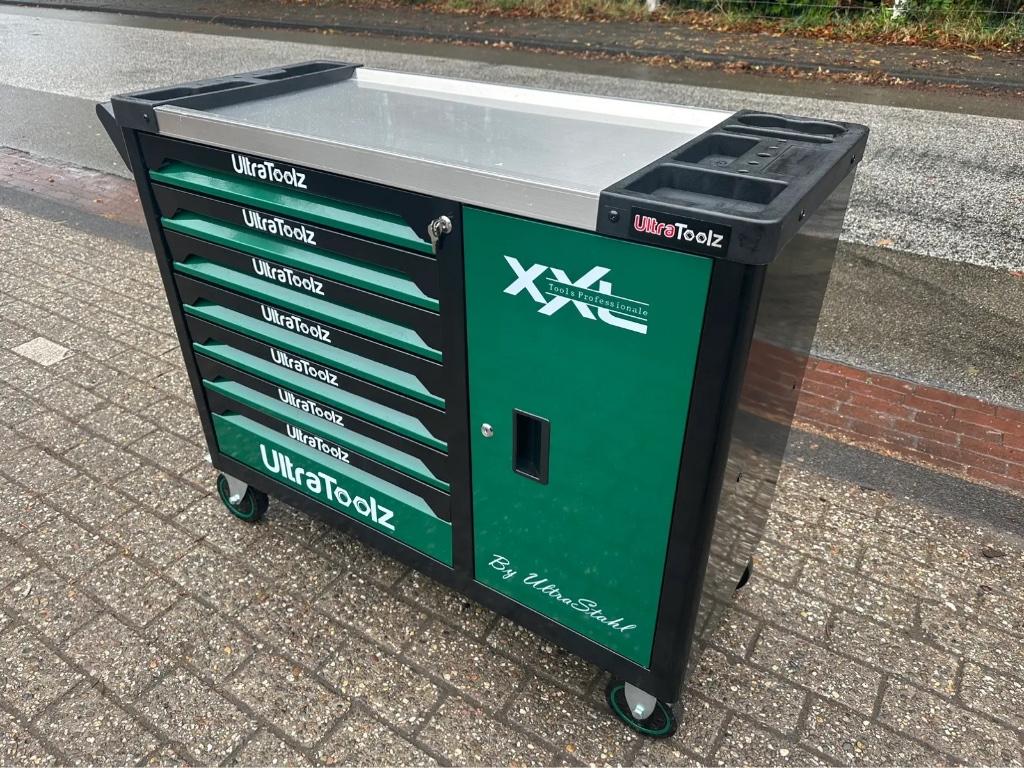 2025 UltraToolz 7/6 jumbo green Gereedschapswagen, Ophalen, Gevuld, Nieuw