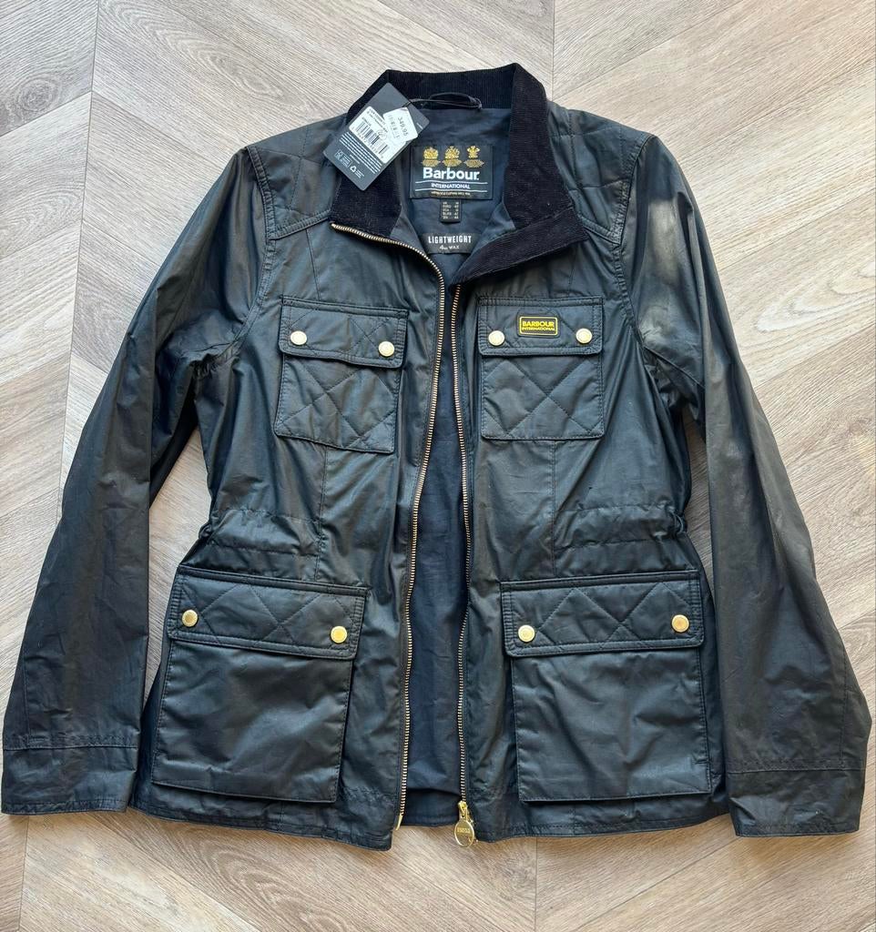Barbour Florence Wax Jas dames - Maat 40 (valt kleiner), Ophalen of Verzenden, Nieuw, Maat 38/40 (M), Zwart