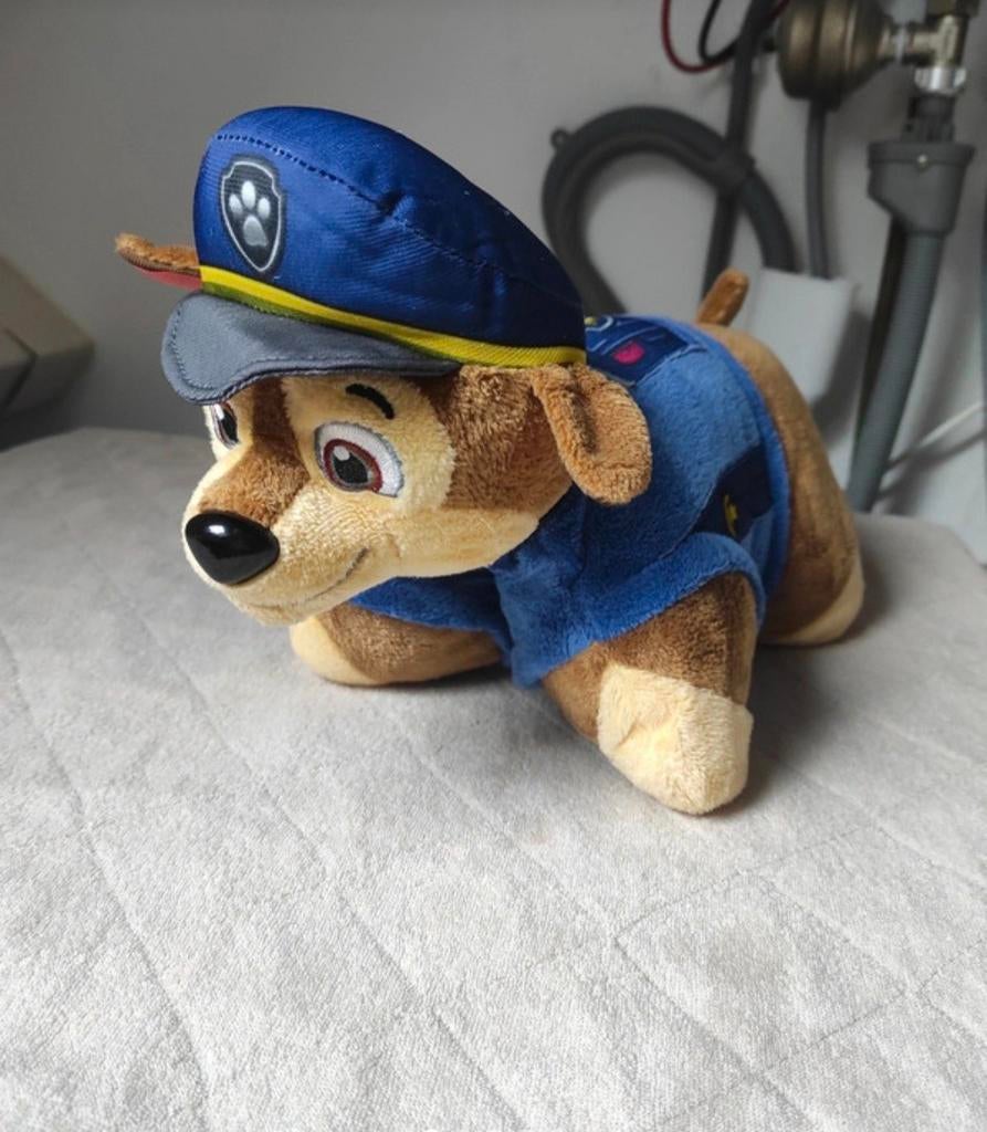 Paw Patrol Chase Pillow Pet - Knuffelkussen, Ophalen of Verzenden, Zo goed als nieuw, Hond