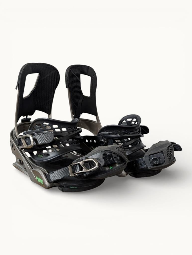 Burton cartel snowboard binding maat M, Ophalen of Verzenden, Gebruikt
