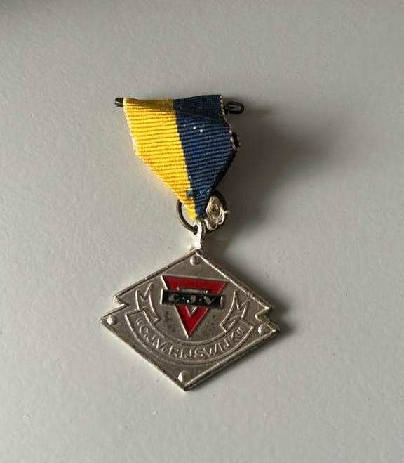 CJV Rijswijk medaille, Verzamelen, Ophalen of Verzenden, Zo goed als nieuw, Overige onderwerpen, Speldje of Pin
