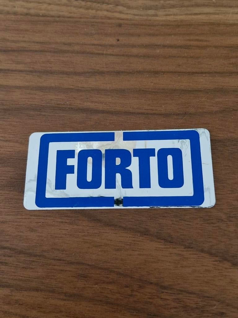 5583 FORTO Logo Sticker, Ophalen of Verzenden