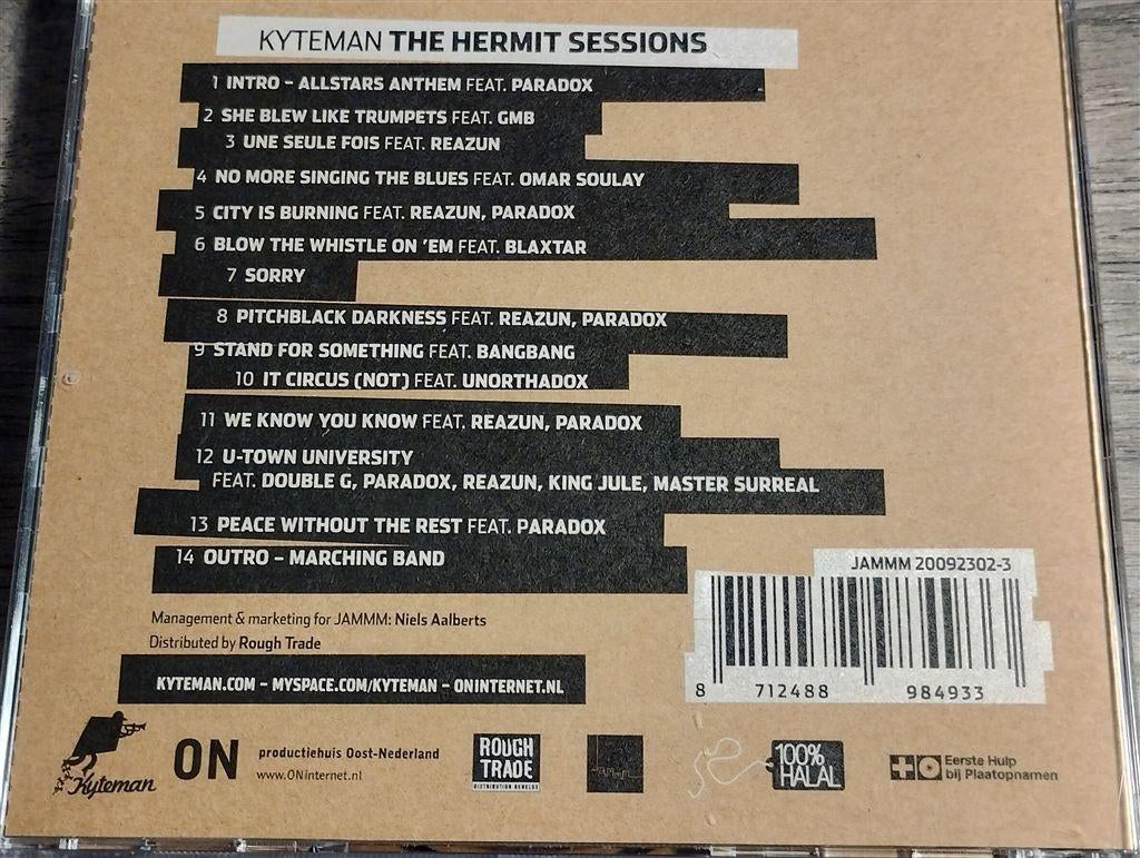 Kyteman - The Hermit Sessions, Cd's en Dvd's, Ophalen of Verzenden, 2000 tot heden, Zo goed als nieuw