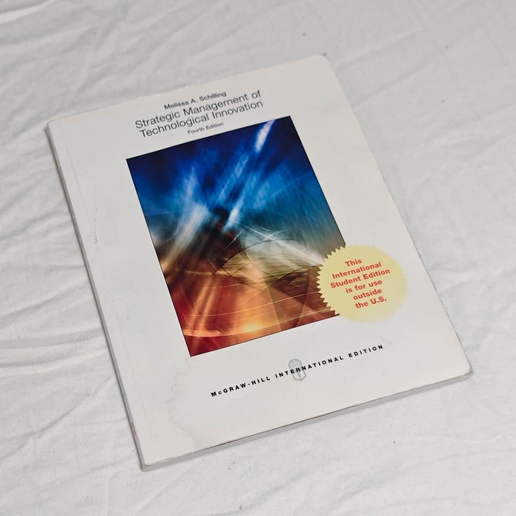 Strategic Management of Technological Innovation - Schilling, Ophalen of Verzenden, Beta, Zo goed als nieuw, WO
