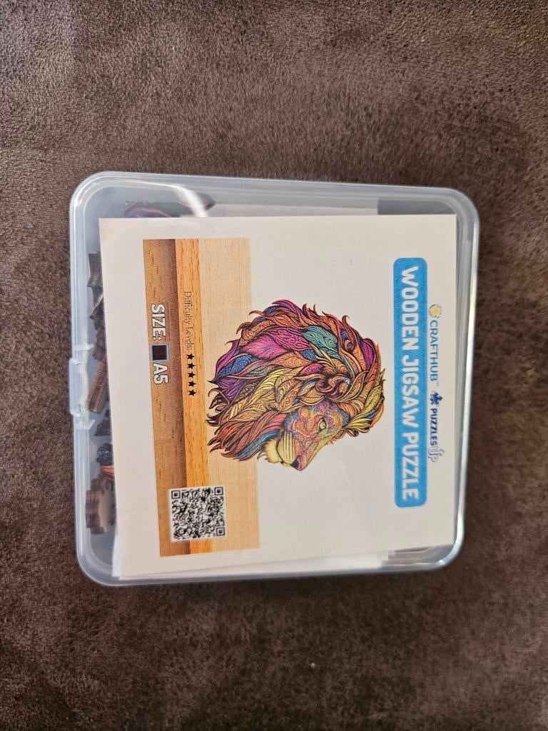Jigsaw wooden puzzle, Ophalen of Verzenden, Minder dan 500 stukjes, Gebruikt