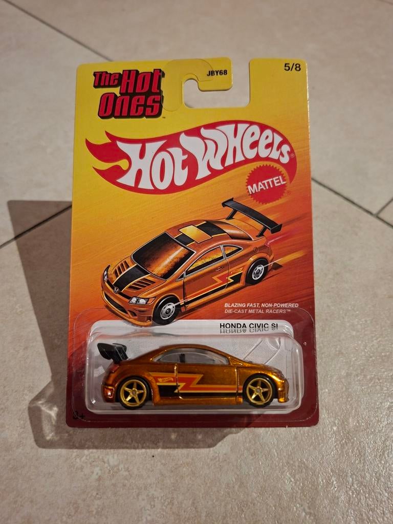 Hot Wheels Honda Civic Si - The Hot Ones Custom,Real Riders!, Ophalen of Verzenden, Nieuw, Auto