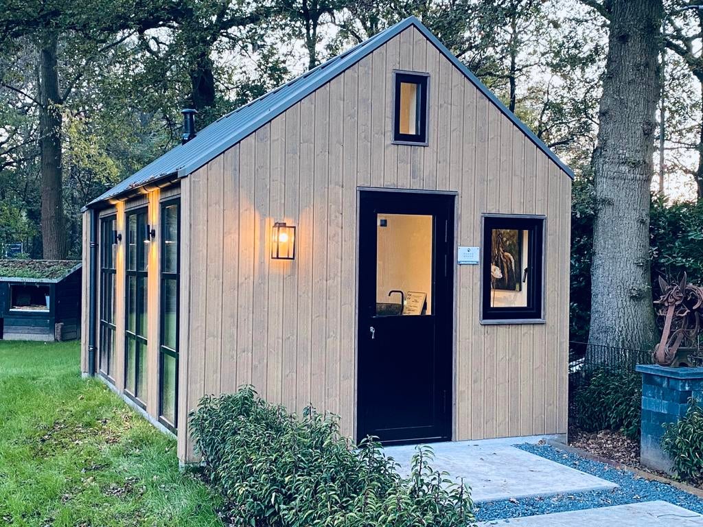 Volwaardig bijgebouw, tuinkantoor, buitenverblijf, chalet,, 3 ramen of meer, Nieuw, Ophalen of Verzenden, Solidechalet.nl