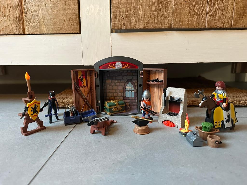 playmobil riddersmid, Ophalen, Zo goed als nieuw, Complete set