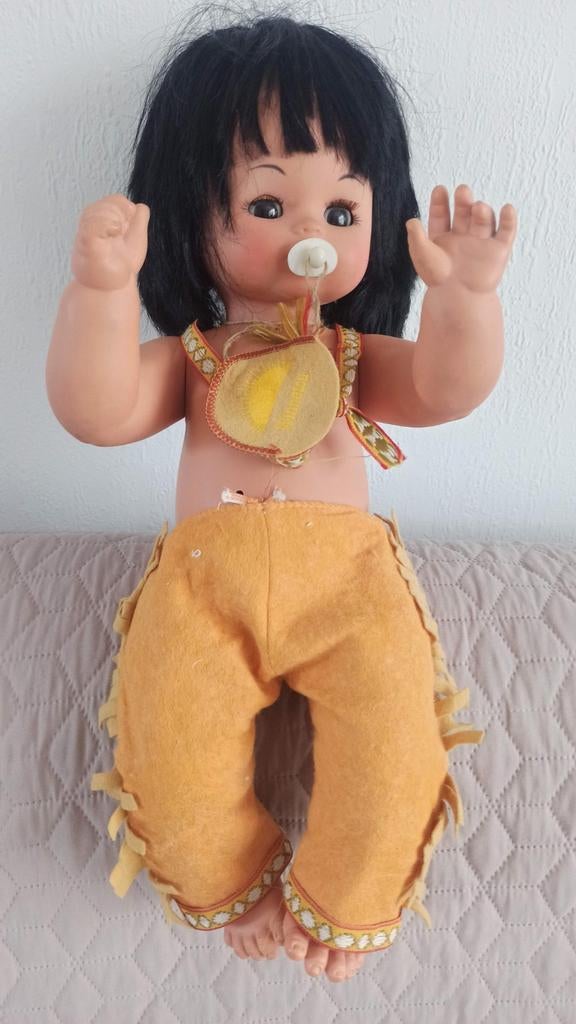 Winnetou Indianen pop, Verzamelen, Ophalen of Verzenden, Gebruikt, Pop