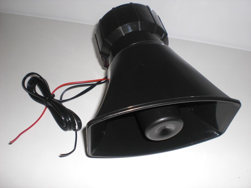 Alarmhoorn met Microfoon. Gratis verzending in NL, Ophalen of Verzenden