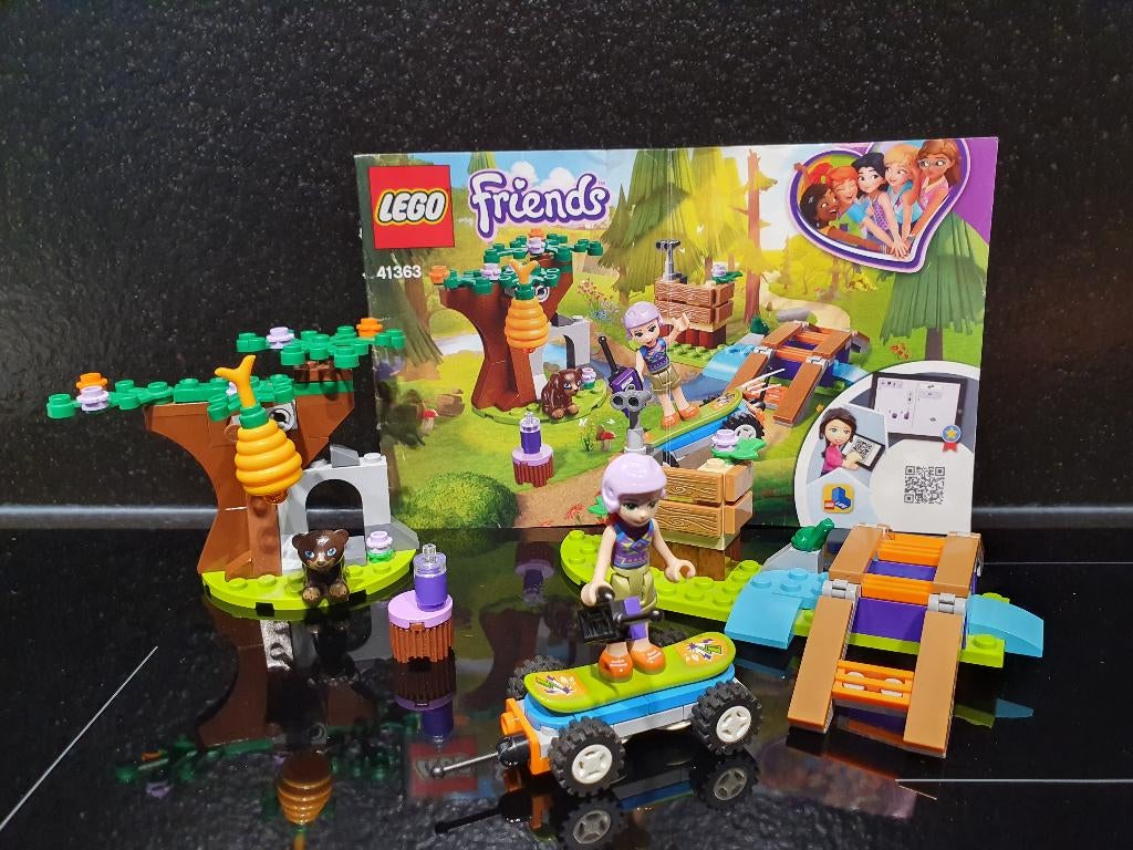 Lego friends 41363 Mia's avontuur in het bos, Ophalen of Verzenden, Zo goed als nieuw, Complete set, Lego