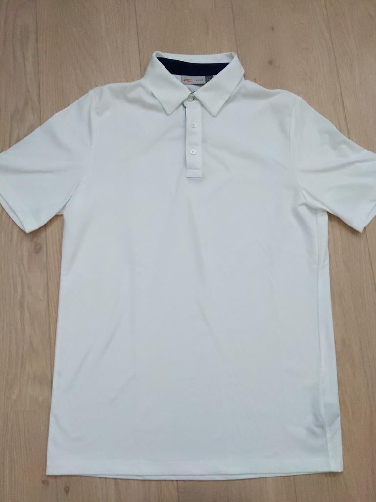 Witte KJUS Polo Maat XS (valt als S), Wit, Ophalen of Verzenden, Zo goed als nieuw, Kjus
