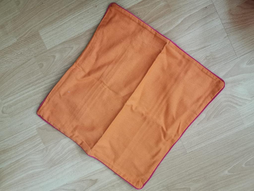 Kussensloop 40x40 oranje nieuw 4 stuks, Ophalen of Verzenden, Nieuw