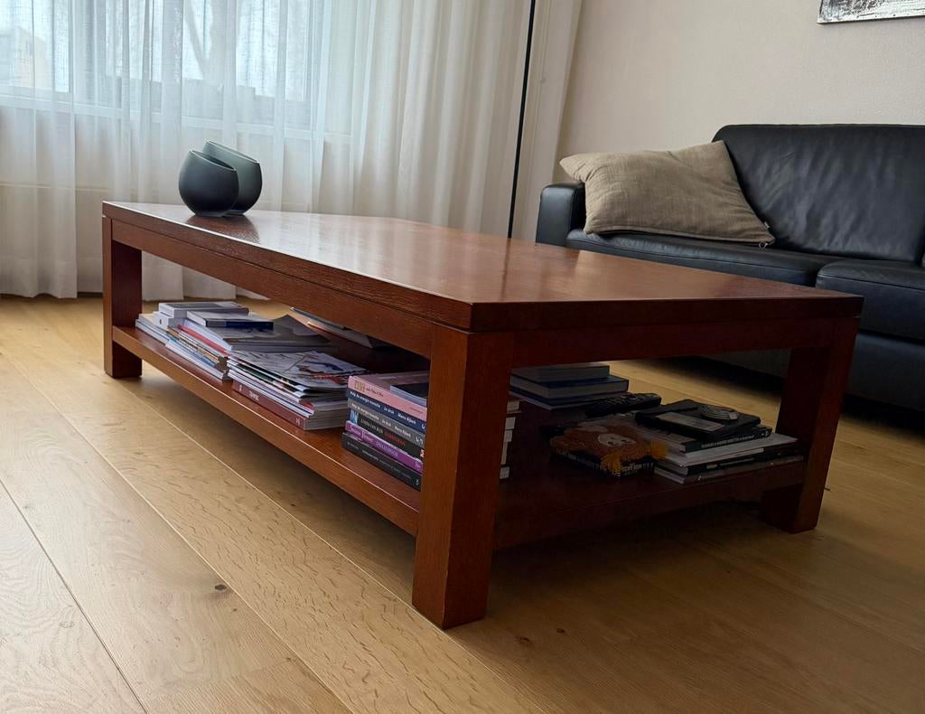 Salontafel en hoektafel, Ophalen, 50 tot 100 cm, 100 tot 150 cm, Eikenhout