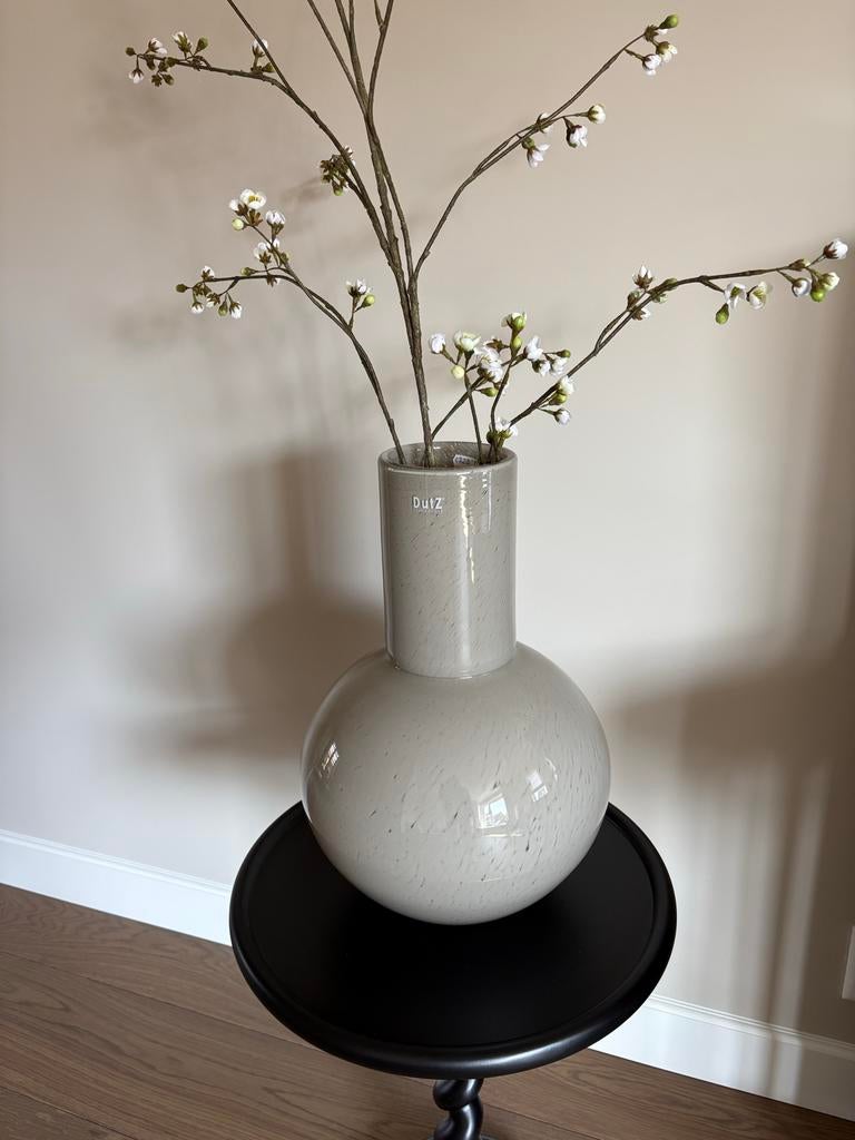 DutZ Vaas Grando Taupe/Beige - Nieuw!, Overige kleuren, Nieuw, Ophalen of Verzenden, Glas