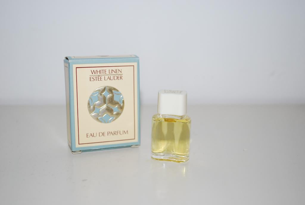 Miniatuur Estee Lauder White Linen, Ophalen of Verzenden, Zo goed als nieuw, Miniatuur, Gevuld