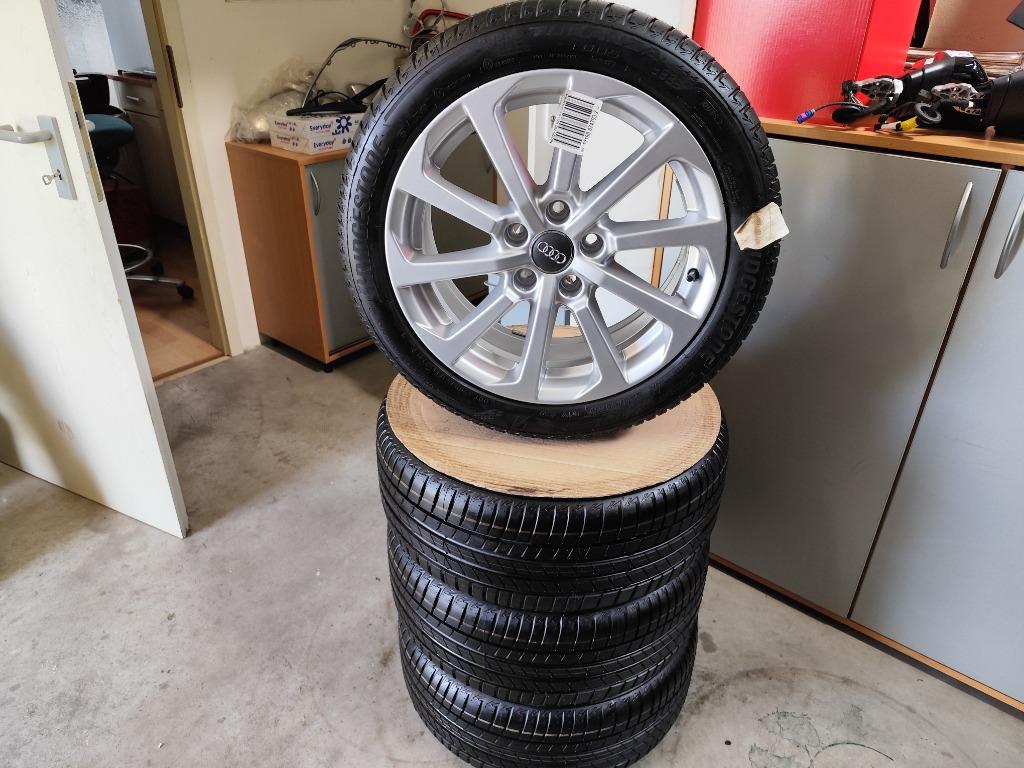 Originele Audi A3 8V S-Line 17,inch velgen+banden 225/45R17, Ophalen, Banden en Velgen, Nieuw, 17 inch