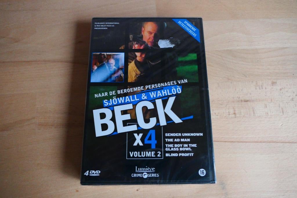 dvd box  beck   in de verpakking, Vanaf 16 jaar, Ophalen of Verzenden, Nieuw in verpakking, Boxset