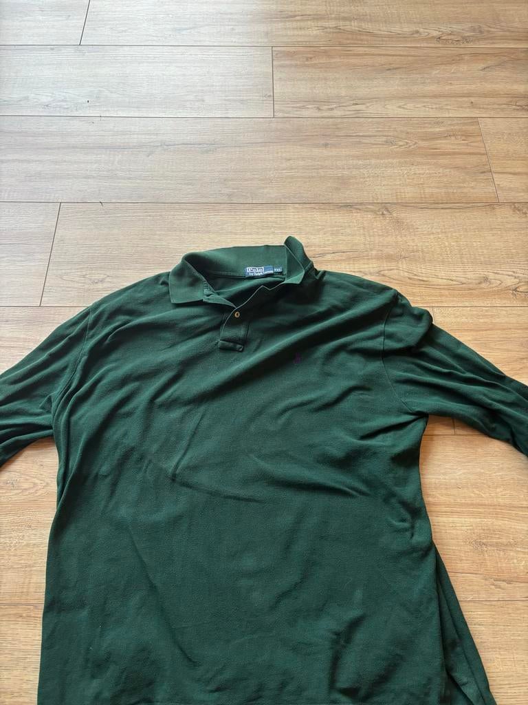 Ralph Lauren Polo Shirt, Verzenden, Zo goed als nieuw, Groen, Halswijdte 39/40 (M)