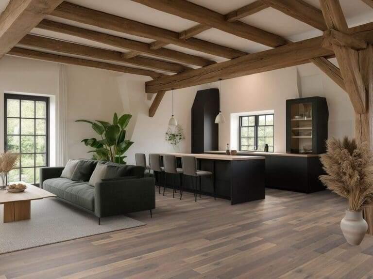 Lamel Parket Reseda Rustiek gerookt wit 5105 vooraf geoiled, Parket, Lamel parket vloer, 75 m² of meer, Nieuw