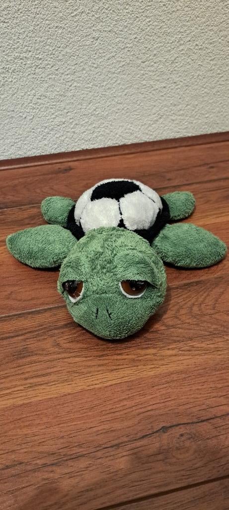 Schildpad met voetbalschild 26 cm., Ophalen of Verzenden, Zo goed als nieuw, Overige typen