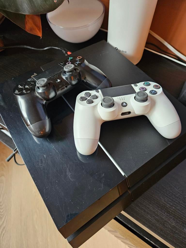 PlayStation 4 (2014) met 2 controllers, Ophalen, Gebruikt, Met 2 controllers, Original