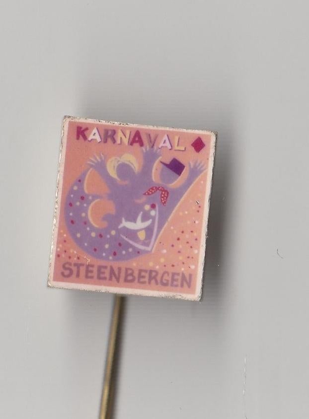 Carnaval Steenbergen Karnaval A speldje, Gebruikt, Niet vindbaar, Niet vindbaar, Speldje of Pin