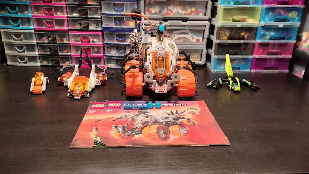 Lego 7699 MT-101 Armored Drilling Unit, Ophalen of Verzenden, Zo goed als nieuw, Complete set, Lego