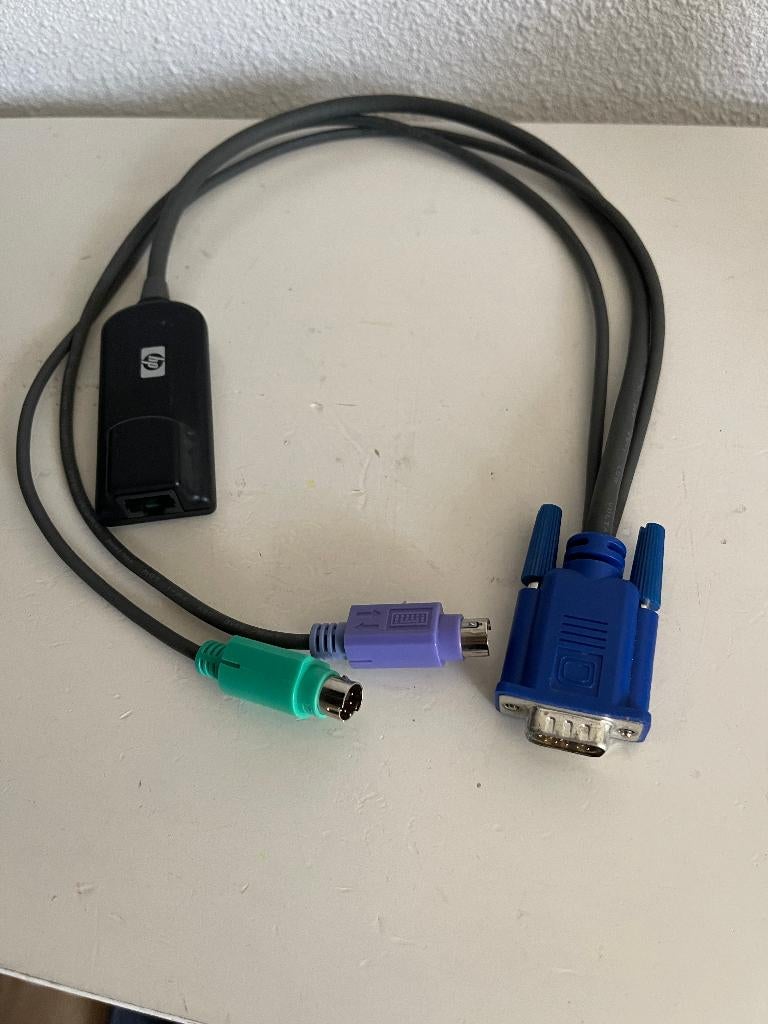 HP PS/2 & USB KVM Adapters – 520-290-509 / 341-511, Computers en Software, Pc- en Netwerkkabels, Gebruikt, Ophalen