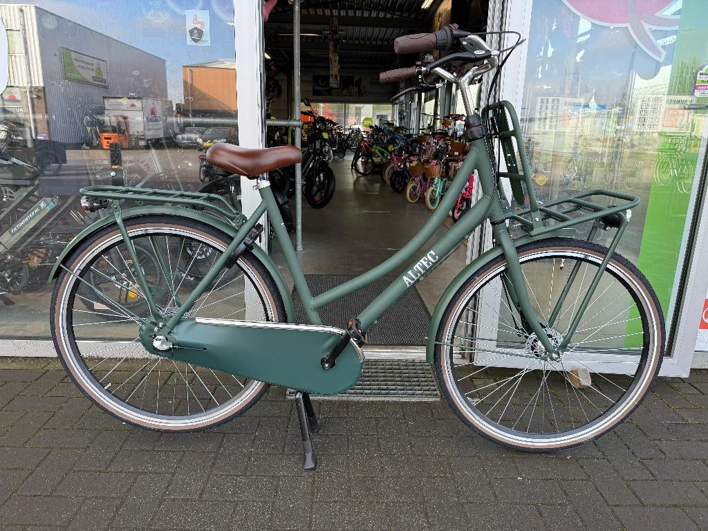 FIETSMASTER Retro Transportfiets 28 inch RB3 57cm MAT GREEN, Overige merken, Versnellingen, Nieuw, Trommelrem