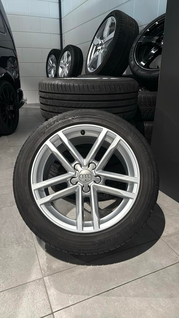 Originele set Audi TT 2015 - Zomerwielen 17 inch velgen, Auto-onderdelen, Banden en Velgen, 17 inch, Ophalen of Verzenden, Personenwagen