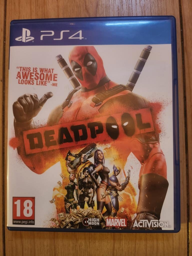 Deadpool PS4 Case - Geen Game, Ophalen of Verzenden